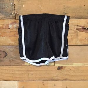 Justice black and white shorts!